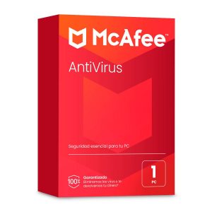 McAfee AntiVirus 2024 – Suscripción 1 Año (1 Dispositivo)