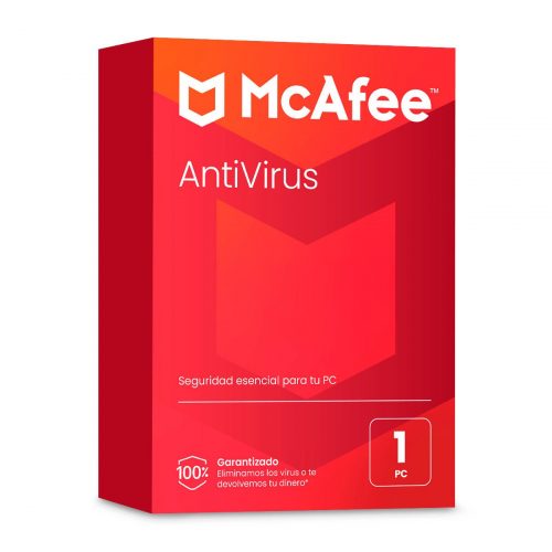 McAfee AntiVirus 2024 – Suscripción 1 Año (1 Dispositivo)